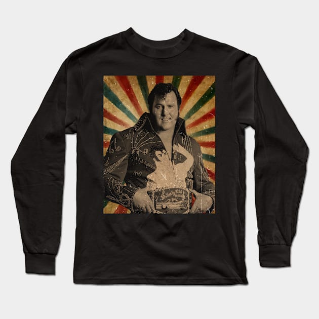 Wrestlers of the 1980s// The Honky Tonk man Long Sleeve T-Shirt by Janji Joni